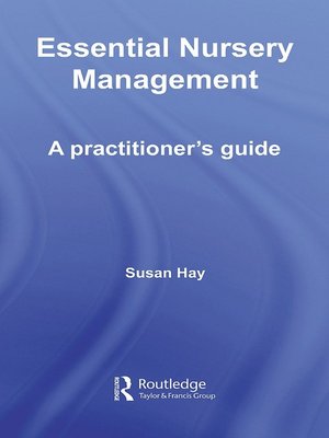 cover image of Essential Nursery Management